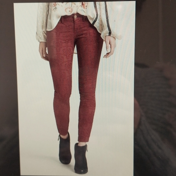 Free people jacquard skinny jean - Picture 3 of 8